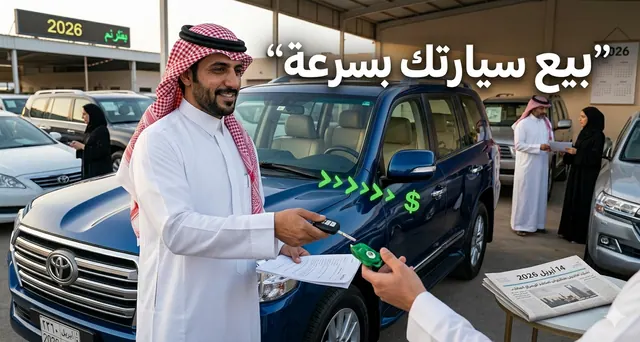كيف تبيع سيارتك بسرعة وبأفضل سعر في السعودية
