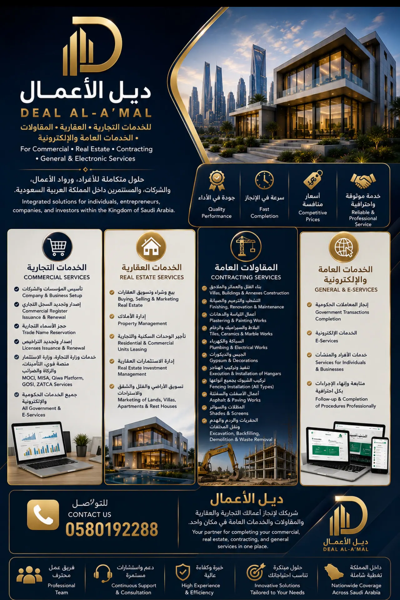 ‏خدمات التجارية
